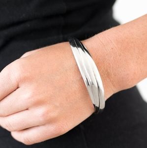 Paparazzi Best In DOWNTOWN Silver Bracelet